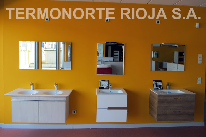 Exposición de la tienda de fontanería Termonorte Rioja SA